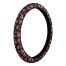 ΚΑΛΥΜΜΑ ΤΙΜΟΝΙΟΥ SKIN-COVER CHERRY-CILIEGE(ΚΕΡΑΣΙΑ) 35/37cm(S) ΜΑΥΡΟ ΕΛΑΣΤΙΚΟ ΠΟΛΥΕΣΤΕΡΙΚΟ 2mm ΠΑΧΟΣ Auto Moto Tyres 