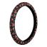 ΚΑΛΥΜΜΑ ΤΙΜΟΝΙΟΥ SKIN-COVER CHERRY-CILIEGE(ΚΕΡΑΣΙΑ) 38/40cm(M) ΜΑΥΡΟ ΕΛΑΣΤΙΚΟ ΠΟΛΥΕΣΤΕΡΙΚΟ 2mm ΠΑΧΟΣ Auto Moto Tyres 