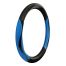 ΚΑΛΥΜΜΑ ΤΙΜΟΝΙΟΥ SILVERSTONE (M) 37/39 cm CARBON /ΜΑΥΡO-ΜΠΛΕ ΔΕΡΜΑΤΙΝΗ ΑΟΣΜΟ ECO-FRIENDLY Auto Moto Tyres 