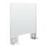 ΠΡΟΣΤΑΤΕΥΤΙΚΟ ΔΙΑΧΩΡΙΣΤΙΚΟ ΤΖΑΜΙ PLEXIGLASS 3mm 66x76cm ΜΕ ΤΡΥΠΑ ΚΑΙ ΒΑΣΕΙΣ ΣΤΗΡΙΞΗΣ ΑΛΟΥΜΙΝΙΟΥ Auto Moto Tyres 