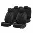 ΚΑΛΥΜΜΑΤΑ ΚΑΘΙΣΜΑΤΩΝ OTOM RUBY 1202 GREY/BLACK ΜΑΥΡΟ/ΓΚΡΙ ΣΚΟΥΡΟ ΛΙΝΟ & ΔΕΡΜΑΤΙΝΗ SETΑΜΙΟ - 1 σετ. Auto Moto Tyres 