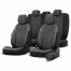 ΚΑΛΥΜΜΑΤΑ ΚΑΘΙΣΜΑΤΩΝ OTOM THRONE 102 SMOKED ΜΑΥΡΟ/ΓΚΡΙ ΛΙΝΟ & ΔΕΡΜΑΤΙΝΗ SET ΑΜΙΟ - 1 σετ. Auto Moto Tyres 