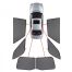 ΚΟΥΡΤΙΝΑΚΙΑ ΜΑΡΚΕ CAR SHADES ΓΙΑ HYUNDAI i30 5p 3/12+ - 6 ΤΕΜ. Auto Moto Tyres 