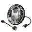 ΦΑΝΑΡΙ ΣΤΡΟΓΓΥΛΟ 7 ΙΝΤΣΩΝ ME 8LED CREE (XML-10W) 9-36V 6000-6500K CHROME Auto Moto Tyres 