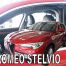 ΑΝΕΜΟΘΡΑΥΣΤΕΣ ΓΙΑ ALFA ROMEO STELVIO 5D 2017- ΖΕΥΓΑΡΙ ΑΠΟ ΕΥΚΑΜΠΤΟ ΦΙΜΕ ΠΛΑΣΤΙΚΟ HEKO - 2 ΤΕΜ. Auto Moto Tyres 
