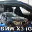 ΑΝΕΜΟΘΡΑΥΣΤΕΣ ΓΙΑ BMW X3 G01 5D 2017-2021 ΖΕΥΓΑΡΙ ΑΠΟ ΕΥΚΑΜΠΤΟ ΦΙΜΕ ΠΛΑΣΤΙΚΟ HEKO - 2 ΤΕΜ. Auto Moto Tyres 