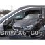 ΑΝΕΜΟΘΡΑΥΣΤΕΣ ΓΙΑ BMW X6 G06 5D 2019-2021 ΖΕΥΓΑΡΙ ΑΠΟ ΕΥΚΑΜΠΤΟ ΦΙΜΕ ΠΛΑΣΤΙΚΟ HEKO - 2 ΤΕΜ. Auto Moto Tyres 