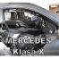 ΑΝΕΜΟΘΡΑΥΣΤΕΣ ΓΙΑ MERCEDES X-KLAS W470 4D 2017+ ΖΕΥΓΑΡΙ ΑΠΟ ΕΥΚΑΜΠΤΟ ΦΙΜΕ ΠΛΑΣΤΙΚΟ HEKO - 2 ΤΕΜ. Auto Moto Tyres 
