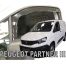 ΑΝΕΜΟΘΡΑΥΣΤΕΣ ΓΙΑ PEUGEOT PARTNER III 2D / PEUGEOT RIFTER 4D/5D / CITROEN BERLINGO III 4D/5D / OPEL COMBO E 4D/5D LOV 2018+/TOYOTA PROACE CITY 2018+ ΖΕΥΓΑΡΙ ΑΠΟ ΕΥΚΑΜΠΤΟ ΦΙΜΕ ΠΛΑΣΤΙΚΟ HEKO - 2 ΤΕΜ. Auto Moto Tyres 