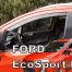 ΑΝΕΜΟΘΡΑΥΣΤΕΣ ΓΙΑ FORD ECOSPORT 2 5D 2013+ ΖΕΥΓΑΡΙ ΑΠΟ ΕΥΚΑΜΠΤΟ ΦΙΜΕ ΠΛΑΣΤΙΚΟ HEKO - 2 ΤΕΜ. Auto Moto Tyres 