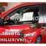 ΑΝΕΜΟΘΡΑΥΣΤΕΣ ΓΙΑ TOYOTA HILUX 4D 2016+ ΖΕΥΓΑΡΙ ΑΠΟ ΕΥΚΑΜΠΤΟ ΦΙΜΕ ΠΛΑΣΤΙΚΟ HEKO - 2 ΤΕΜ. Auto Moto Tyres 