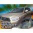ΑΝΕΜΟΘΡΑΥΣΤΕΣ ΓΙΑ TOYOTA HIGHLANDER 5D 2007+ ΖΕΥΓΑΡΙ ΑΥΤΟΚΙΝΗΤΟΥ ΑΠΟ ΕΥΚΑΜΠΤΟ ΦΙΜΕ ΠΛΑΣΤΙΚΟ HEKO - 2 ΤΕΜ. Auto Moto Tyres 