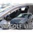 ΑΝΕΜΟΘΡΑΥΣΤΕΣ ΓΙΑ VW GOLF 8 5D 2020+ ΖΕΥΓΑΡΙ ΑΠΟ ΕΥΚΑΜΠΤΟ ΦΙΜΕ ΠΛΑΣΤΙΚΟ HEKO - 2 ΤΕΜ. Auto Moto Tyres 