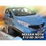 ΑΝΕΜΟΘΡΑΥΣΤΕΣ ΓΙΑ NISSAN NOTE E12 5D 2013+ - ΣΕΤ ΑΠΟ ΕΥΚΑΜΠΤΟ ΦΙΜΕ ΠΛΑΣΤΙΚΟ HEKO - 4 ΤΕΜ. Auto Moto Tyres 