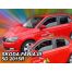 ΑΝΕΜΟΘΡΑΥΣΤΕΣ ΓΙΑ SKODA FABIA III 5D 2014+  HTB ΜΑΚΡΥ ΣΕΤ ΑΥΤΟΚΙΝΗΤΟΥ ΑΠΟ ΕΥΚΑΜΠΤΟ ΦΙΜΕ ΠΛΑΣΤΙΚΟ HEKO - 4 ΤΕΜ. Auto Moto Tyres 