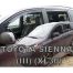 ΑΝΕΜΟΘΡΑΥΣΤΕΣ ΓΙΑ TOYOTA SIENNA III XL30 5D 2010+ ΣΕΤ ΑΥΤΟΚΙΝΗΤΟΥ ΑΠΟ ΕΥΚΑΜΠΤΟ ΦΙΜΕ ΠΛΑΣΤΙΚΟ HEKO - 4 ΤΕΜ. Auto Moto Tyres 