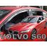 ΑΝΕΜΟΘΡΑΥΣΤΕΣ ΓΙΑ VOLVO S60 4D 2018+ ΣΕΤ ΑΥΤΟΚΙΝΗΤΟΥ ΑΠΟ ΕΥΚΑΜΠΤΟ ΦΙΜΕ ΠΛΑΣΤΙΚΟ HEKO - 4 ΤΕΜ. Auto Moto Tyres 