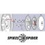 ΑΝΤΑΠΤΟΡΕΣ 17 mm ΓΙΑ SPIKES SPIDER ΑΛΥΣΙΔΕΣ (2 ΤΕΜ.) Auto Moto Tyres 