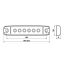 ΦΩΣ ΟΓΚΟΥ 6LED ΠΟΡΤΟΚΑΛΙ SMD 12/24V 96mm 20ΤΕΜ. Auto Moto Tyres 