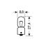 ΛΑΜΠΑΚΙΑ ΜΙΝΙΟΝ 12V T4W BA9s ΚΟΚΚΙΝΑ Auto Moto Tyres 