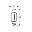 ΛΑΜΠΑΚΙΑ ΜΠΛΕ ΣΩΛΗΝΩΤΑ 12V/C5W 35mm Auto Moto Tyres 
