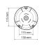 ΦΑΡΟΣ ΠΕΡΙΣΤΡΕΦΟΜΕΝΟΣ ΜΕ ΙΣΙΑ ΒΑΣΗ 8LED RL-14 9-32V 3 ΛΕΙΤΟΥΡΓΙΩΝ ΒΙΔΩΤΟΣ ΠΟΡΤΟΚΑΛΙ 110x75mm Auto Moto Tyres 