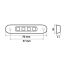 ΦΩΣ ΟΓΚΟΥ ΦΟΡΤΗΓΟΥ 4LED ΠΡΑΣΙΝΟ 12/24V 70x16x11mm ΑΔΙΑΒΡΟΧΟ 1ΤΕΜ. Auto Moto Tyres 