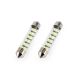 ΛΑΜΠΑΚΙΑ ΠΛΑΦΟΝΙΕΡΑΣ STANDARD FESTOON C5W 41mm - 12V - 0,7W - 5600K - 18LED (ΛΕΥΚΟ/ΨΥΧΡΟ) AMiO - 2 ΤΕΜ. Auto Moto Tyres 