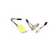 ΔΙΟΔΟΙ LED UNIVERSAL (ΜΕ ΠΛΑΦΟΝΙΕΡΑ COB LED x1 / T10 W5W x1 / C5W x1)  ΑΜΙΟ - 3 ΤΕΜ. Auto Moto Tyres 