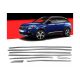 TRIM ΜΑΡΚΕ ΠΟΡΤ ΜΠΑΓΚΑΖ ΧΡΩΜΙΟ ΜΕΤΑΛΛΙΚΟ S-Dizayn ΓΙΑ PEUGEOT 3008 2016+- 8 Τεμ. Auto Moto Tyres 