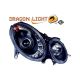 ΦΑΝΑΡΙΑ ΓΙΑ MERCEDES E-KLAS W211 02-06 DRAGONLIGHT+LED BLACK Auto Moto Tyres 