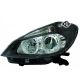 ΦΑΝΑΡΙΑ ΓΙΑ ΜΠΡΟΣΤΙΝΑ  RENAULT CLIO III 2005-2009 ANGELEYES BLACK H7+H7 2 ΤΕΜΑΧΙΑ Auto Moto Tyres 
