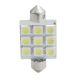 ΛΑΜΠΑΚΙΑ ΠΛΑΦΟΝΙΕΡΑΣ C5W/C10W 12V 1,44W SV8,5 41mm PREMIUM LED 9xSMD5050 ΛΕΥΚΟ 1ΤΕΜ. Auto Moto Tyres 