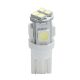 W5W 12V T10 W2,1x9,5d LED 4xSMD5050+4xSMD3528 ΛΕΥΚΟ (ΚΑΡΦΩΤΟ ΑΚΑΛΥΚΟ) 1ΤΕΜ. Auto Moto Tyres 