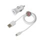 Καλώδιο Φορτισης / Συγχρονισμού USB για Apple 100cm 8pin με αντάπτορα USB αναπτήρα Auto Moto Tyres 