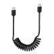 ΚΑΛΩΔΙΟ ΦΟΡΤΙΣΗΣ ΚΙΝΗΤΟΥ E-BIKE SPRING MICRO USB- MICRO USB ΣΠΙΡΑΛ 25-100cm Auto Moto Tyres 