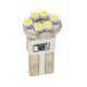 T10 W5W 12V W2,1x9,5d LED 6xSMD3528 ΛΕΥΚΟ (ΚΑΡΦΩΤΟ ΑΚΑΛΥΚΟ) BLISTER 2ΤΕΜ. M-TECH Auto Moto Tyres 