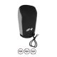 ΚΑΛΥΜΜΑ ΓΙΑ ΠΟΜΟΛΟ ΤΑΧΥΤΗΤΩΝ GEAR KNOB COVER ΜΑΥΡΟ/ΓΚΡΙ ΜΙΚΡΟΦΙΜΠΡΑ 95x45mm SIMONI RACING - 1 TEM. Auto Moto Tyres 
