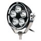 ΠΡΟΒΟΛΕΑΣ ΟΔΗΓΗΣΗΣ LED DRIVING LIGHTS ΧΡΩΜΙΟ/ΜΑΥΡΟ 10-32V 50W 3500lm 5 CREE LED ΣΤΡΟΓΓΥΛΟΣ (110 x 110 x 64 mm) M-TECH Auto Moto Tyres 