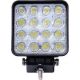 ΠΡΟΒΟΛΕΑΣ WORKING LIGHTS 10-32V 48W 2500lm 16x3W OSRAM LED ΤΕΤΡΑΓΩΝΟΣ 110x60x142mm M-TECH Auto Moto Tyres 