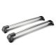 ΜΠΑΡΕΣ ΟΡΟΦΗΣ ΑΛΟΥΜΙΝΙΟΥ YAKIMA FLUSH BAR STANDARD 125cm ΜΕ ΚΛΕΙΔΙ - 2 TEM. Auto Moto Tyres 