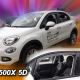 ΑΝΕΜΟΘΡΑΥΣΤΕΣ ΓΙΑ FIAT 500 X 5D 2015-2021 ΖΕΥΓΑΡΙ ΑΠΟ ΕΥΚΑΜΠΤΟ ΦΙΜΕ ΠΛΑΣΤΙΚΟ HEKO - 2 ΤΕΜ. Auto Moto Tyres 