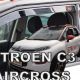 ΑΝΕΜΟΘΡΑΥΣΤΕΣ ΓΙΑ CITROEN C3 AIRCROSS 5D 2017+ ΖΕΥΓΑΡΙ ΑΠΟ ΕΥΚΑΜΠΤΟ ΦΙΜΕ ΠΛΑΣΤΙΚΟ HEKO - 2 ΤΕΜ. Auto Moto Tyres 