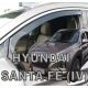 ΑΝΕΜΟΘΡΑΥΣΤΕΣ ΓΙΑ HYUNDAI SANTA FE IV 5D 2018+ ΖΕΥΓΑΡΙ ΑΠΟ ΕΥΚΑΜΠΤΟ ΦΙΜΕ ΠΛΑΣΤΙΚΟ HEKO - 2 ΤΕΜ. Auto Moto Tyres 