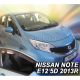 ΑΝΕΜΟΘΡΑΥΣΤΕΣ ΓΙΑ NISSAN NOTE E12 5D 2013+ ΖΕΥΓΑΡΙ ΑΠΟ ΕΥΚΑΜΠΤΟ ΦΙΜΕ ΠΛΑΣΤΙΚΟ HEKO - 2 ΤΕΜ. Auto Moto Tyres 