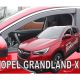 ΑΝΕΜΟΘΡΑΥΣΤΕΣ ΓΙΑ OPEL GRANDLAND X 5D 2017+ ΖΕΥΓΑΡΙ ΑΠΟ ΕΥΚΑΜΠΤΟ ΦΙΜΕ ΠΛΑΣΤΙΚΟ HEKO - 2 ΤΕΜ. Auto Moto Tyres 