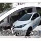 ΑΝΕΜΟΘΡΑΥΣΤΕΣ ΓΙΑ RENAULT ZOE 5D 2012+ ΖΕΥΓΑΡΙ ΑΠΟ ΕΥΚΑΜΠΤΟ ΦΙΜΕ ΠΛΑΣΤΙΚΟ HEKO - 2 ΤΕΜ. Auto Moto Tyres 