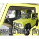 ΑΝΕΜΟΘΡΑΥΣΤΕΣ ΓΙΑ SUZUKI JIMNY 3D 2018+ ΖΕΥΓΑΡΙ ΑΠΟ ΕΥΚΑΜΠΤΟ ΦΙΜΕ ΠΛΑΣΤΙΚΟ HEKO - 2 ΤΕΜ. Auto Moto Tyres 