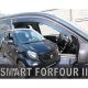 ΑΝΕΜΟΘΡΑΥΣΤΕΣ ΓΙΑ RENAULT TWINGO 5D 2014+ / SMART FORFOUR 453 5D 2014+ ΖΕΥΓΑΡΙ ΑΠΟ ΕΥΚΑΜΠΤΟ ΦΙΜΕ ΠΛΑΣΤΙΚΟ HEKO - 2 ΤΕΜ.. Auto Moto Tyres 