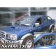 ΑΝΕΜΟΘΡΑΥΣΤΕΣ ΓΙΑ NISSAN NAVARA PICK UP D22 2001-2005 / NP300 4D (ΜΕ ΕΣΟΧΗ ΚΑΘΡΕΠΤΗ) ΖΕΥΓΑΡΙ ΑΠΟ ΕΥΚΑΜΠΤΟ ΦΙΜΕ ΠΛΑΣΤΙΚΟ HEKO - 2 ΤΕΜ. Auto Moto Tyres 